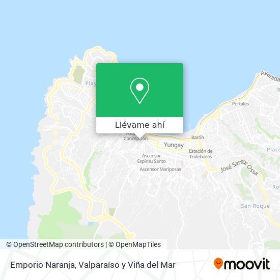 Mapa de Emporio Naranja