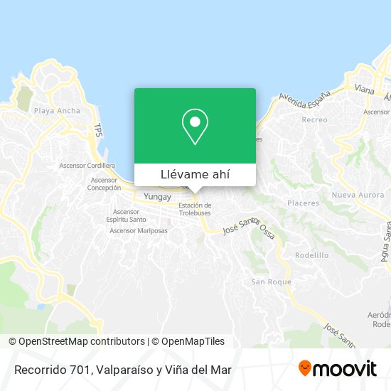 Mapa de Recorrido 701