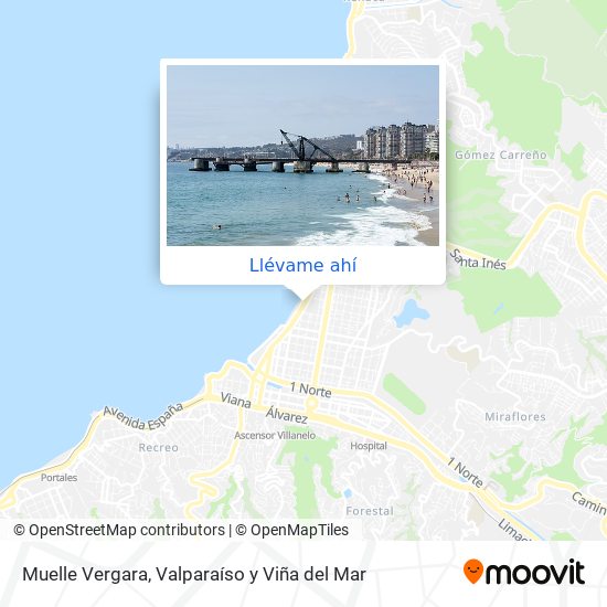 Mapa de Muelle Vergara