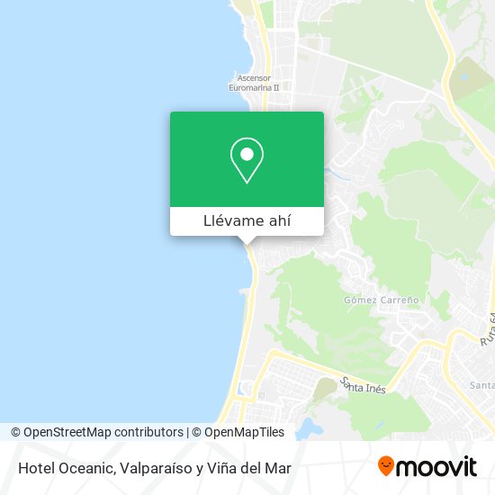 Mapa de Hotel Oceanic