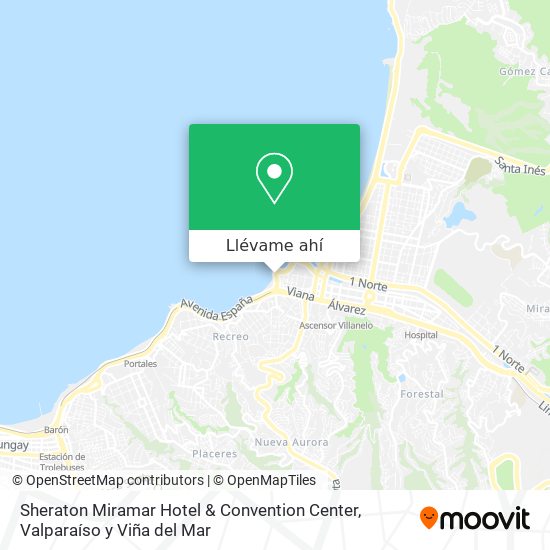Mapa de Sheraton Miramar Hotel & Convention Center