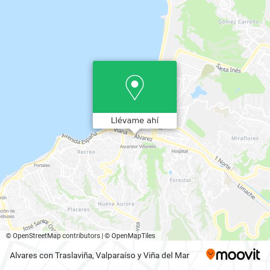 Mapa de Alvares con Traslaviña
