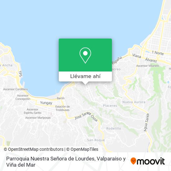 Mapa de Parroquia Nuestra Señora de Lourdes