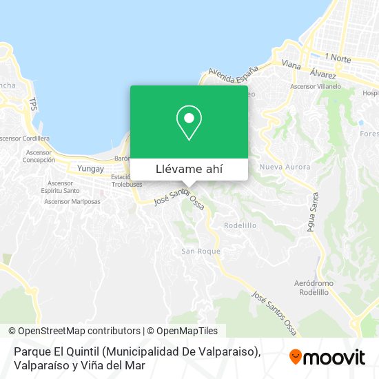 Mapa de Parque El Quintil (Municipalidad De Valparaiso)