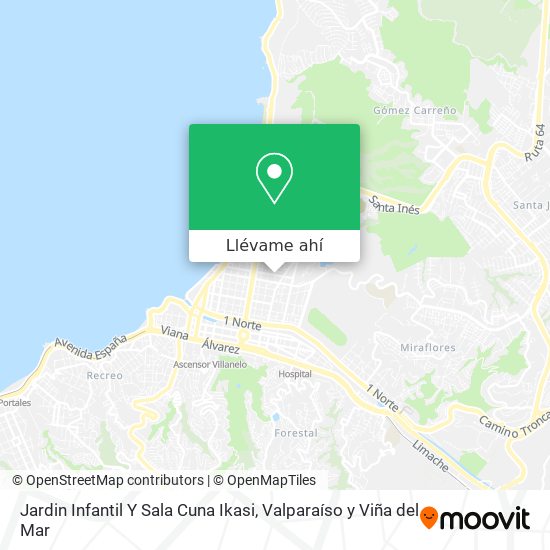 Mapa de Jardin Infantil Y Sala Cuna Ikasi