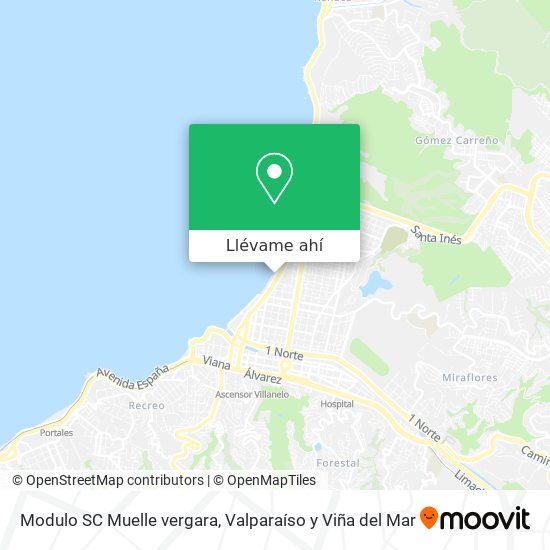 Mapa de Modulo SC Muelle vergara