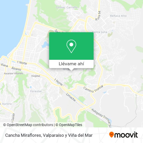 Mapa de Cancha Miraflores