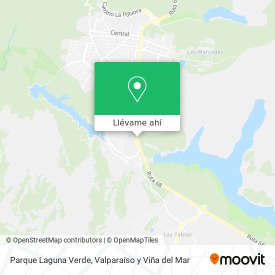 Mapa de Parque Laguna Verde