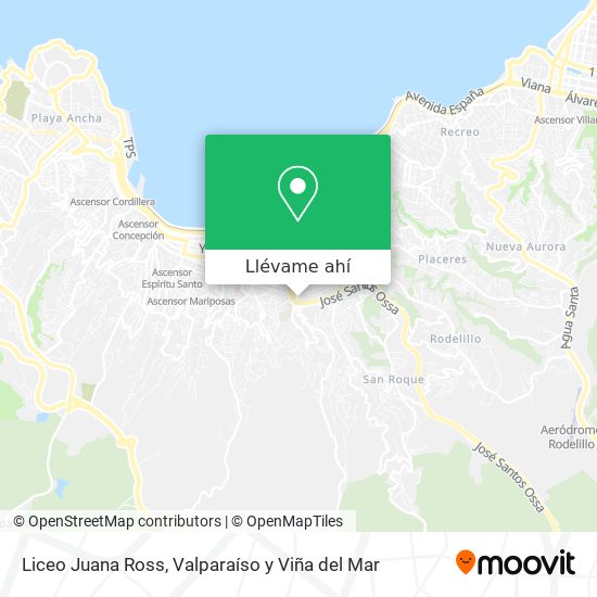 Mapa de Liceo Juana Ross