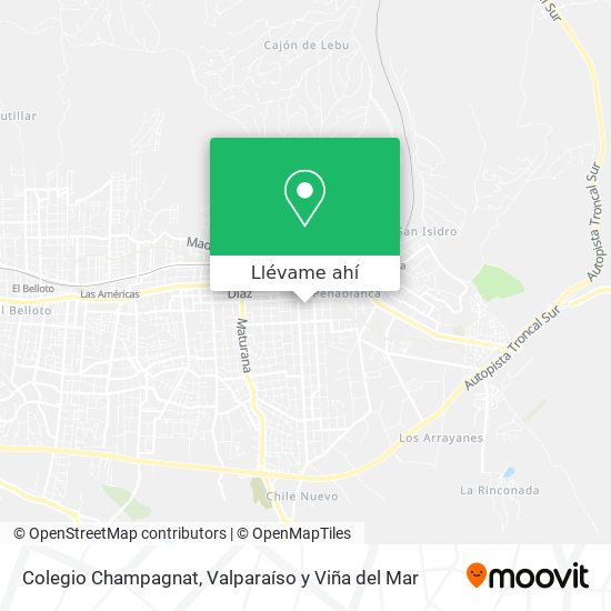 Mapa de Colegio Champagnat