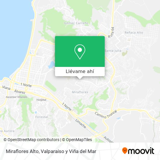 Mapa de Miraflores Alto