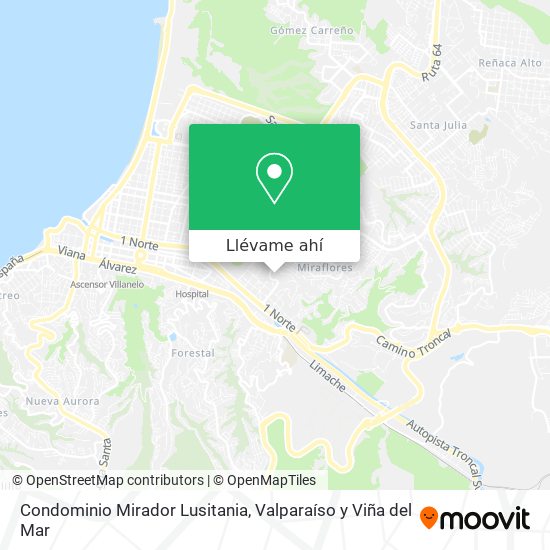 Mapa de Condominio Mirador Lusitania