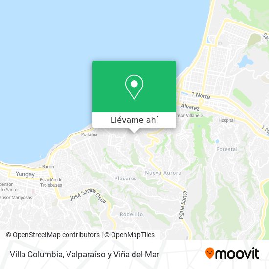 Mapa de Villa Columbia