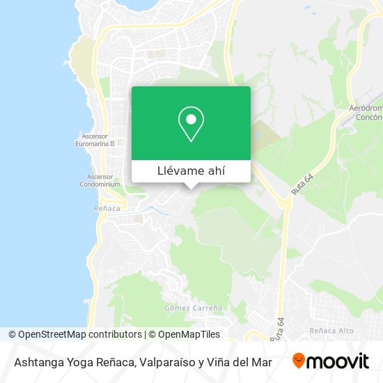 Mapa de Ashtanga Yoga Reñaca