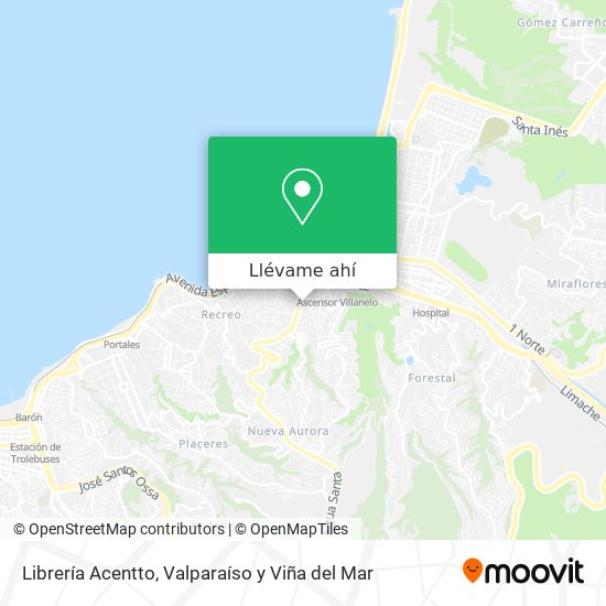 Mapa de Librería Acentto