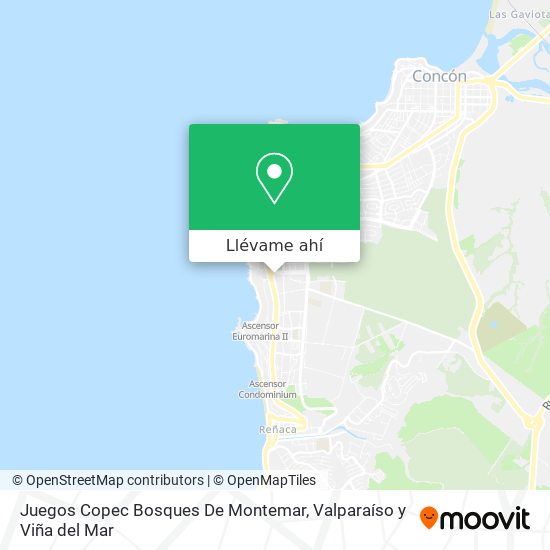 Mapa de Juegos Copec Bosques De Montemar