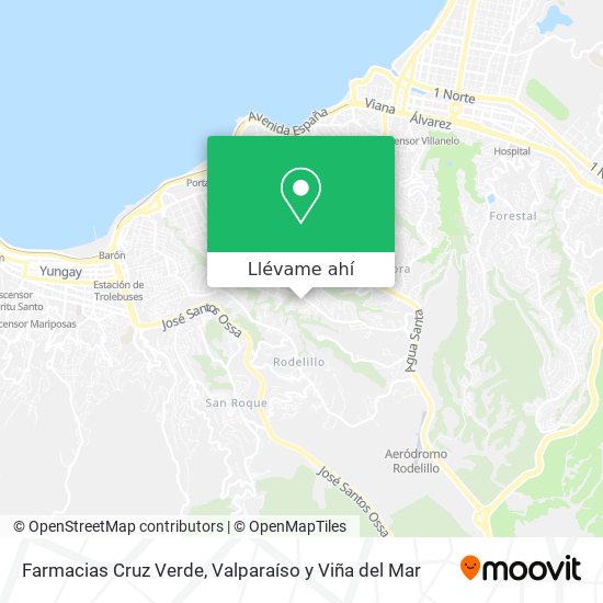 Mapa de Farmacias Cruz Verde