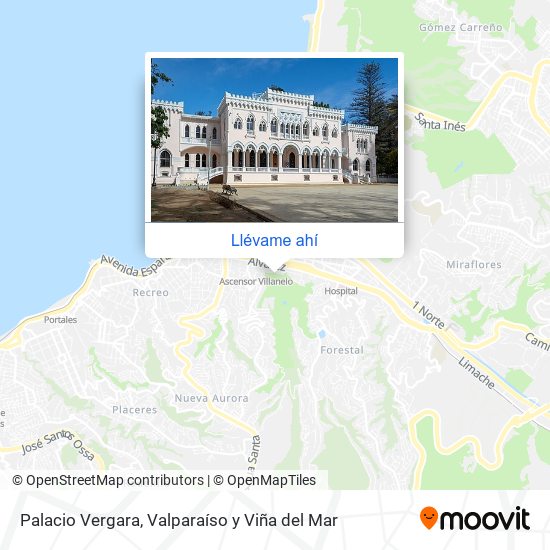 Mapa de Palacio Vergara