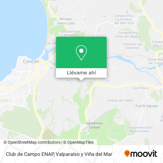 Mapa de Club de Campo ENAP