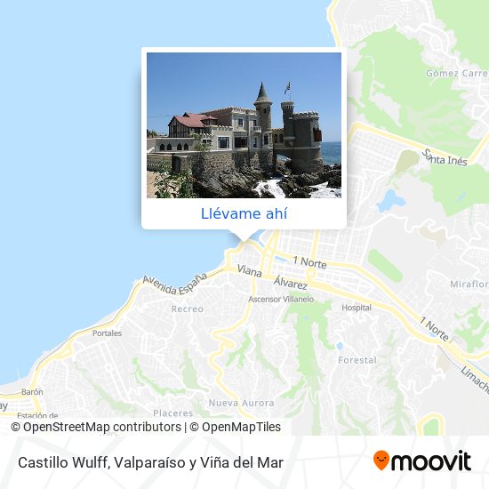 Mapa de Castillo Wulff