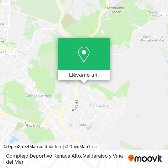 Mapa de Complejo Deportivo Reñaca Alto