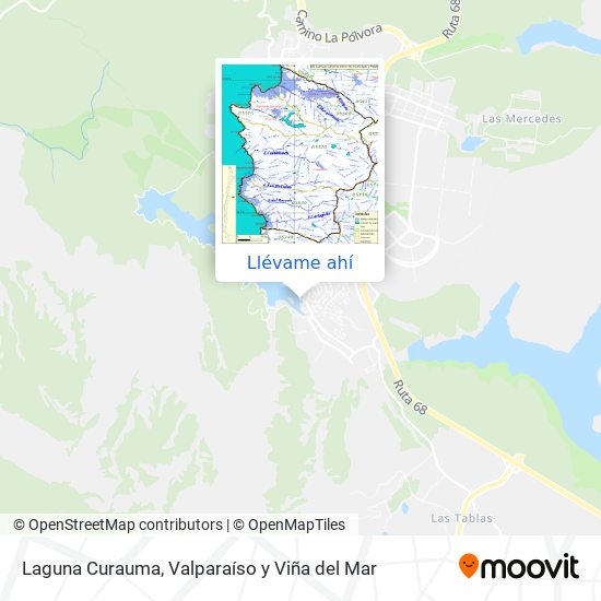 Mapa de Laguna Curauma