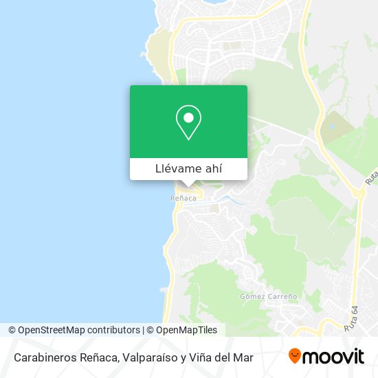 Mapa de Carabineros Reñaca