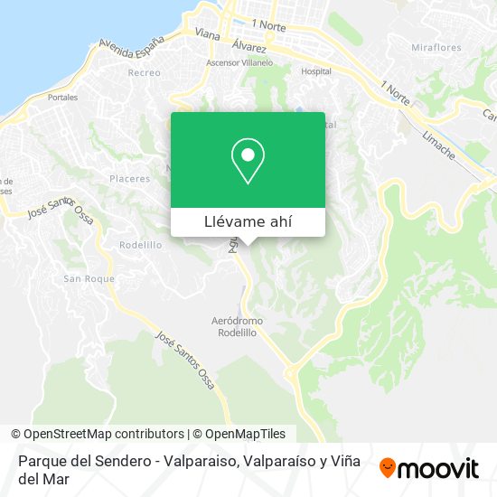 Mapa de Parque del Sendero - Valparaiso