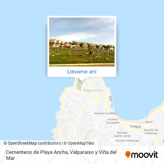 Mapa de Cementerio de Playa Ancha