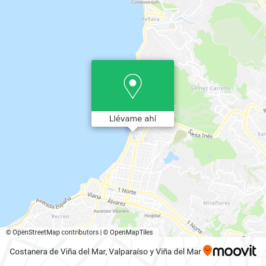 Mapa de Costanera de Viña del Mar