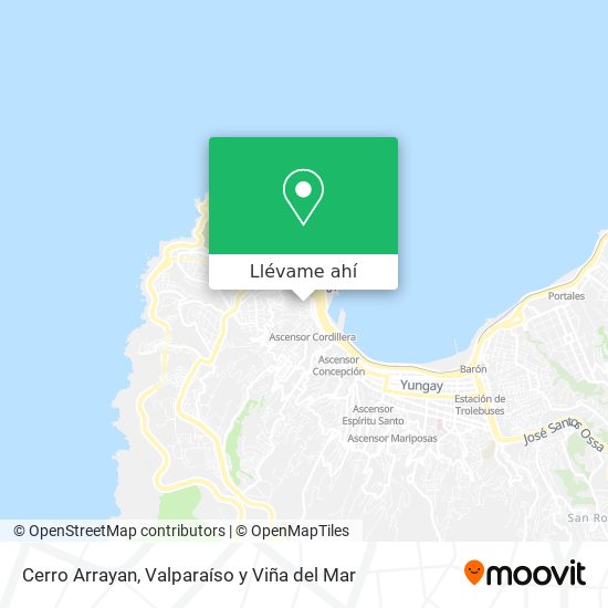 Mapa de Cerro Arrayan