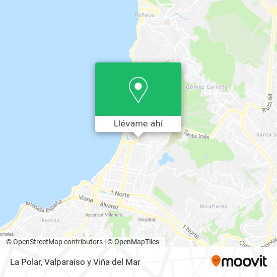 Cómo llegar a La Polar en Provincia De Valparaíso en Autobús o Metro?