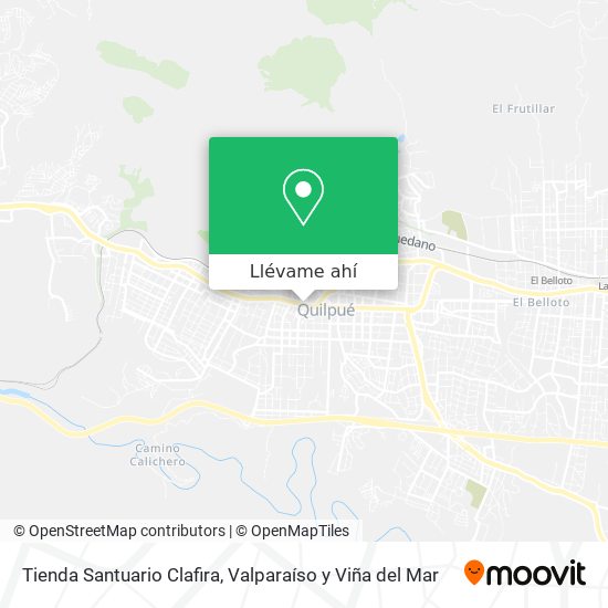 Mapa de Tienda Santuario Clafira