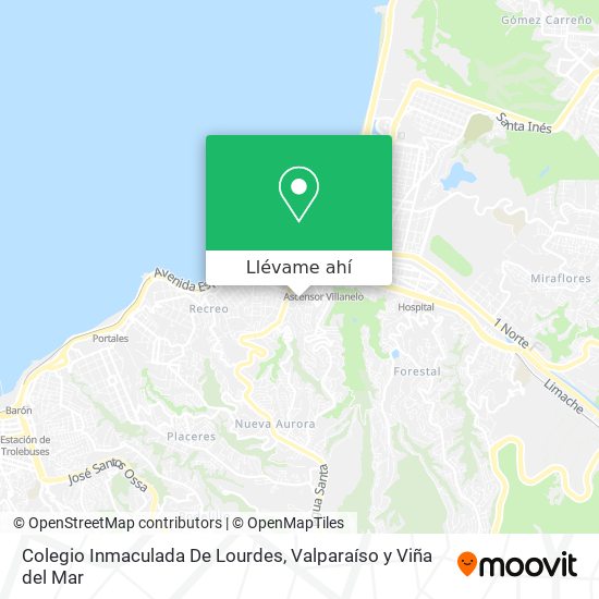 Mapa de Colegio Inmaculada De Lourdes