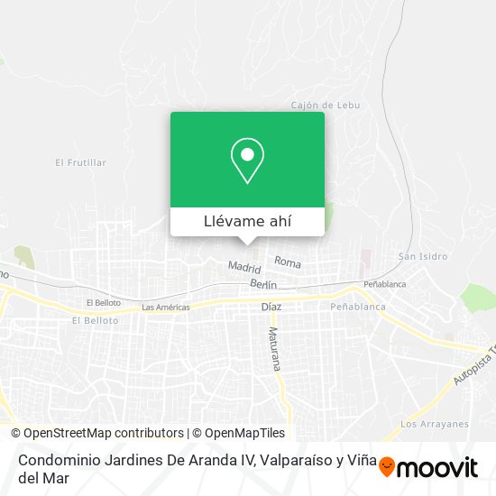 Mapa de Condominio Jardines De Aranda IV