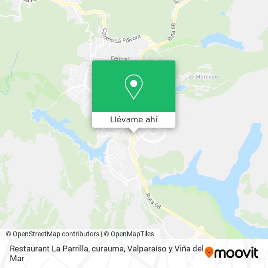 Mapa de Restaurant La Parrilla, curauma