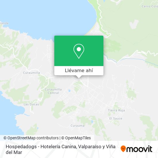 Mapa de Hospedadogs - Hotelería Canina