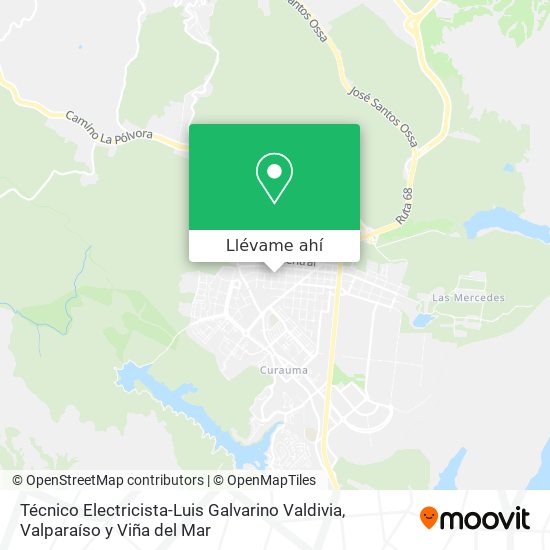 Mapa de Técnico Electricista-Luis Galvarino Valdivia