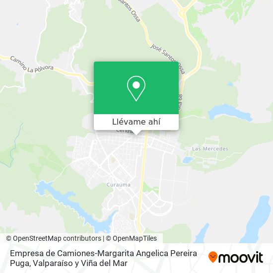 Mapa de Empresa de Camiones-Margarita Angelica Pereira Puga