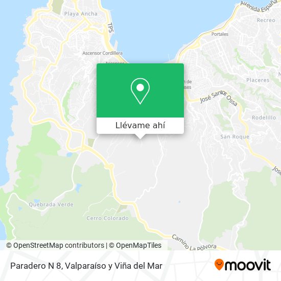 Mapa de Paradero N 8