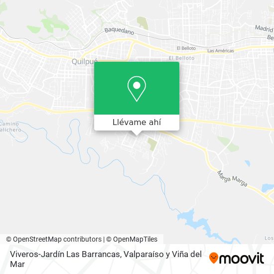 Mapa de Viveros-Jardín Las Barrancas