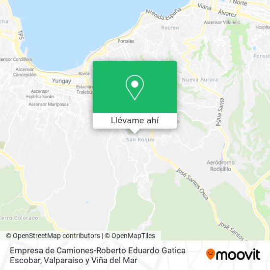 Mapa de Empresa de Camiones-Roberto Eduardo Gatica Escobar