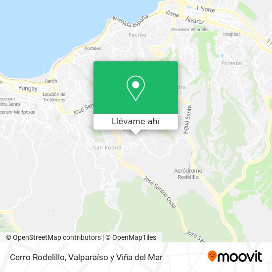 Mapa de Cerro Rodelillo