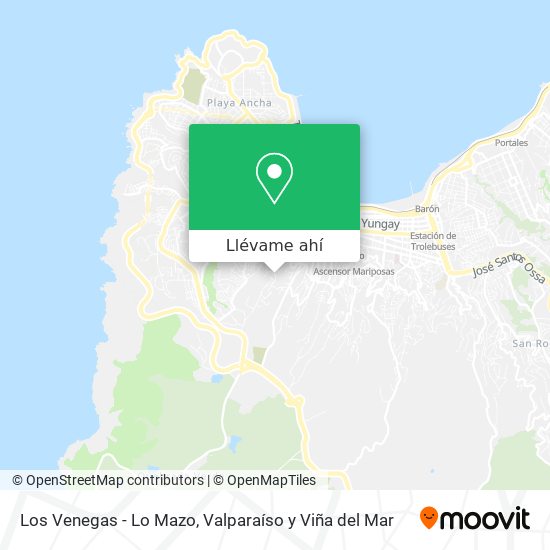 Mapa de Los Venegas - Lo Mazo