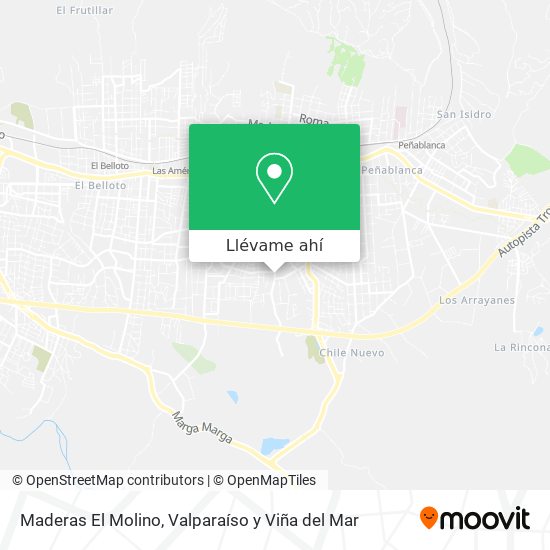 Mapa de Maderas El Molino