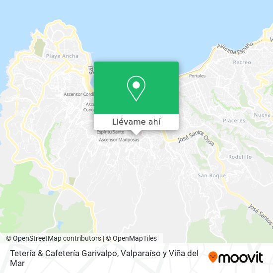 Mapa de Tetería & Cafetería Garivalpo