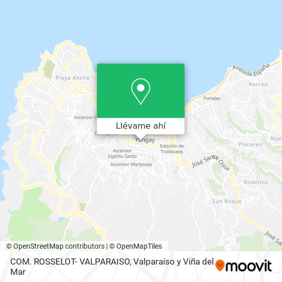 Mapa de COM. ROSSELOT- VALPARAISO