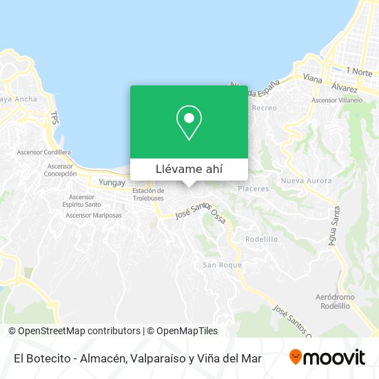 Mapa de El Botecito - Almacén