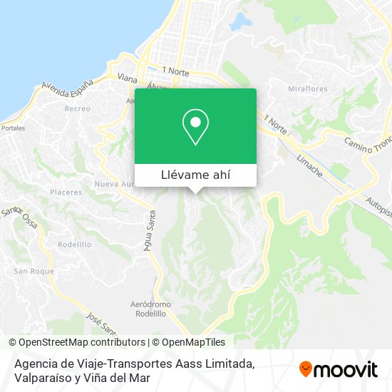 Mapa de Agencia de Viaje-Transportes Aass Limitada