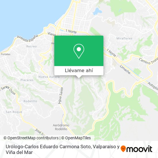 Mapa de Urólogo-Carlos Eduardo Carmona Soto